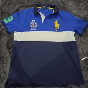 Polo Ralph Lauren RLYC Yacht Club Yachtsman Shirt Mens Size Medium